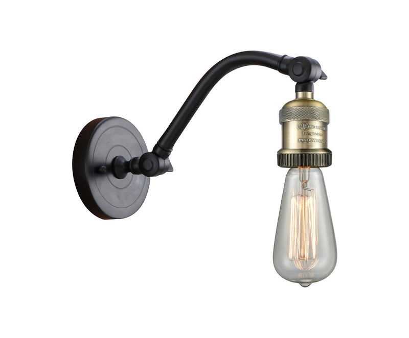 Innovations 515-1W-BAB One Light Wall Sconce, Black Antique Brass