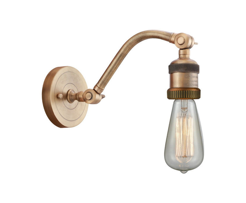 Innovations 515-1W-BB One Light Wall Sconce, Brushed Brass