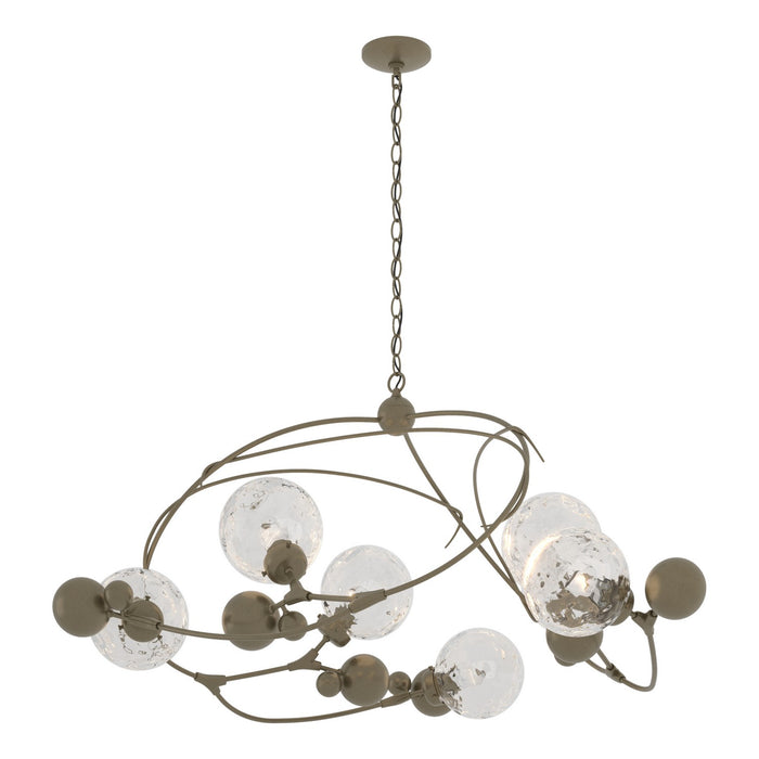 Hubbardton Forge 136421-SKT-84-LL0639 Six Light Pendant, Soft Gold