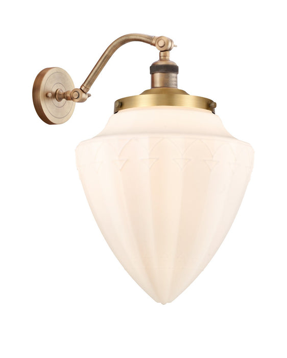 Innovations 515-1W-BB-G661-12 One Light Wall Sconce, Brushed Brass