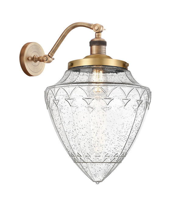 Innovations 515-1W-BB-G664-12 One Light Wall Sconce, Brushed Brass