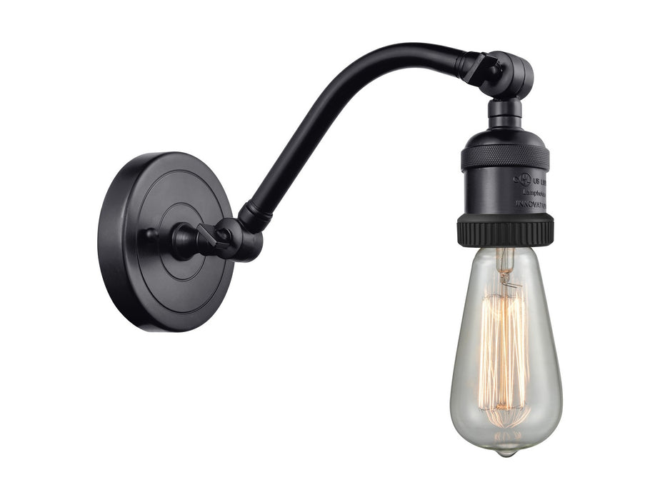 Innovations 515-1W-BK One Light Wall Sconce, Matte Black