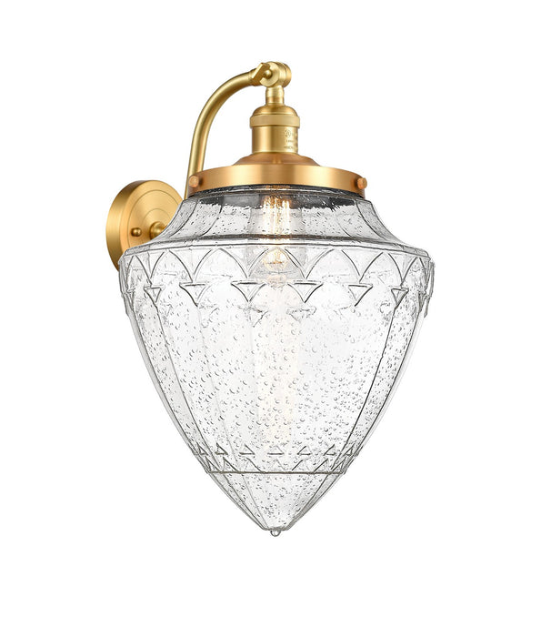 Innovations 515-1W-SG-G664-12 One Light Wall Sconce, Satin Gold
