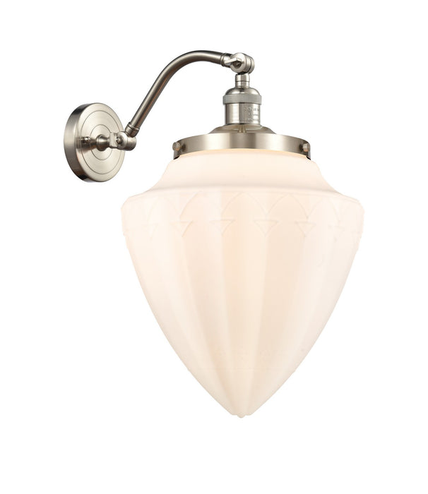 Innovations 515-1W-SN-G661-12 One Light Wall Sconce, Brushed Satin Nickel