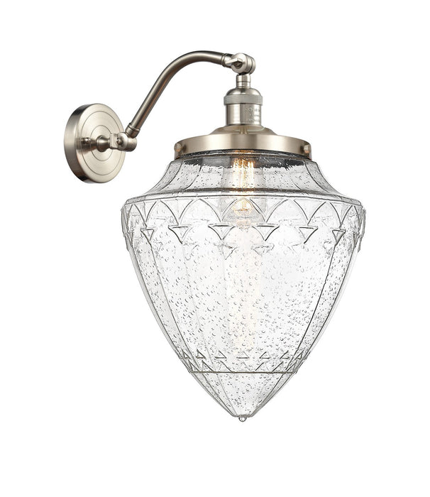 Innovations 515-1W-SN-G664-12 One Light Wall Sconce, Brushed Satin Nickel