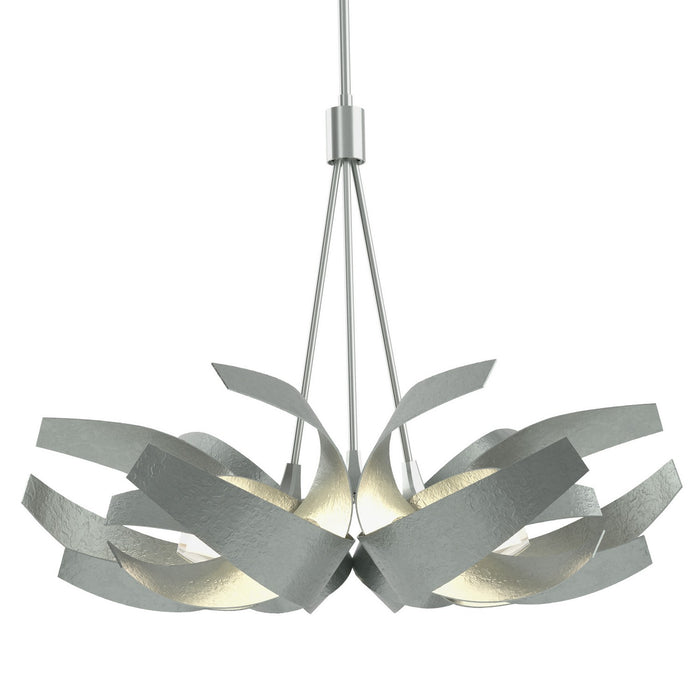 Hubbardton Forge 136501-SKT-MULT-82-YE0352 Six Light Pendant, Vintage Platinum