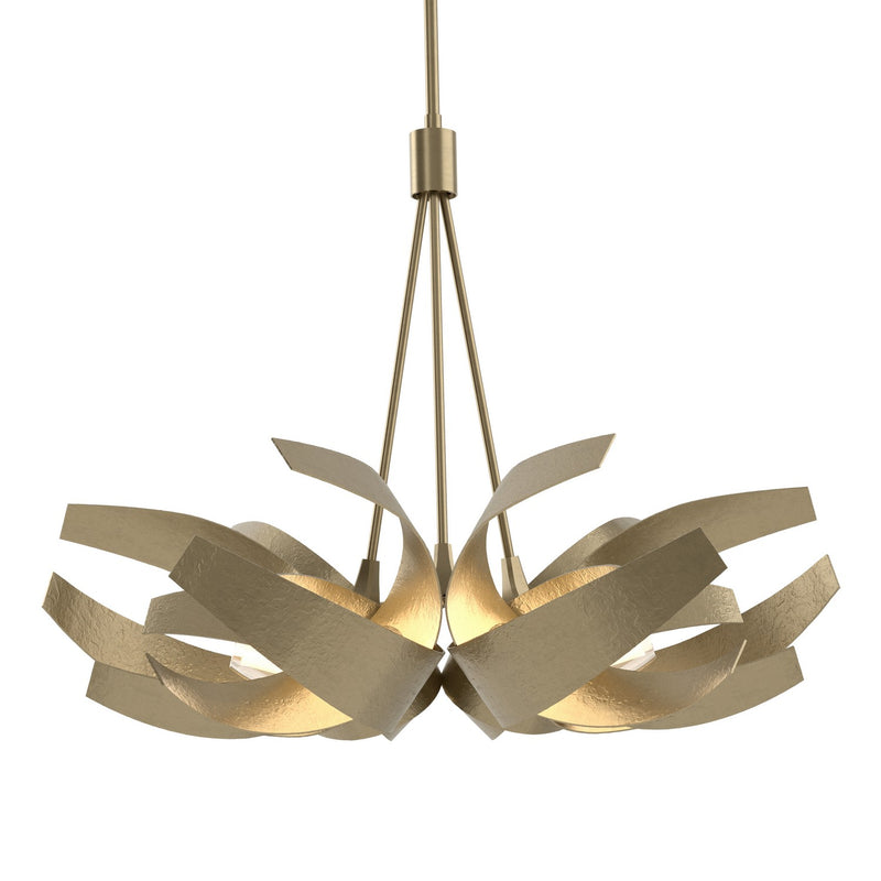 Hubbardton Forge 136501-SKT-MULT-84-YE0352 Six Light Pendant, Soft Gold