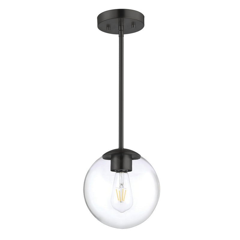 Minka-Lavery 2790-66A One Light Mini Pendant, Coal