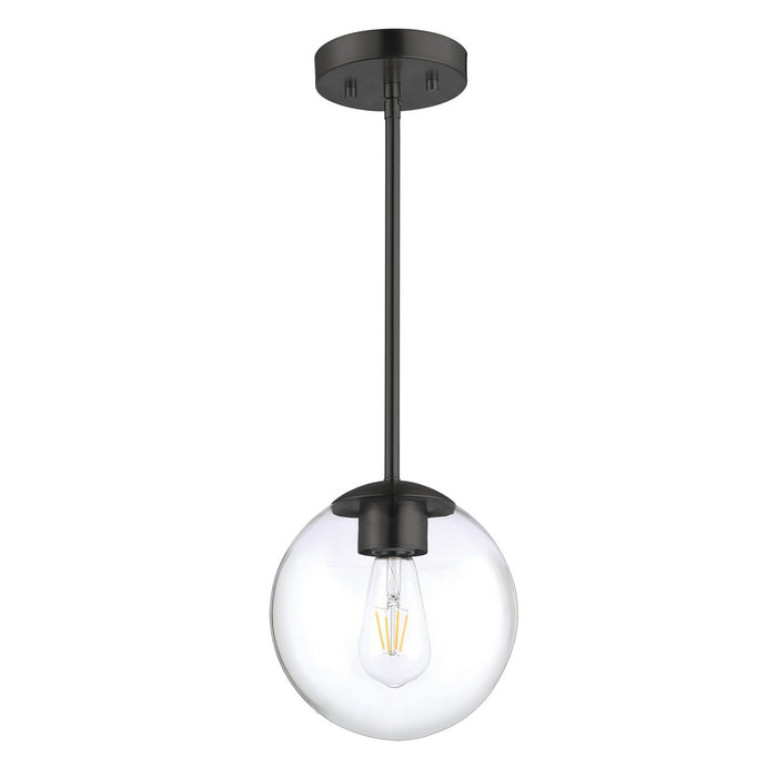 Minka-Lavery 2790-66A One Light Mini Pendant, Coal