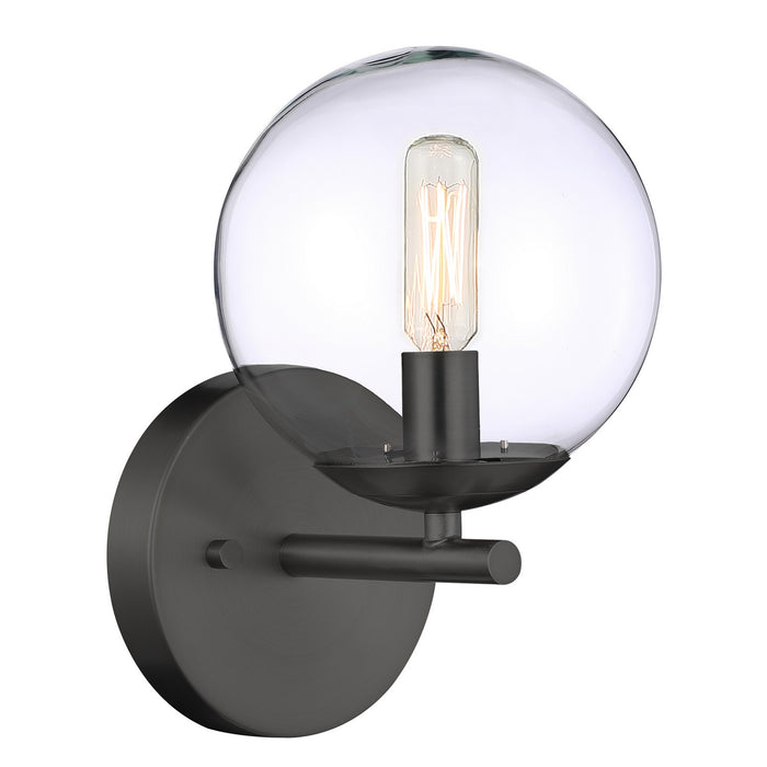 Minka-Lavery 2791-66A One Light Bath Vanity, Coal