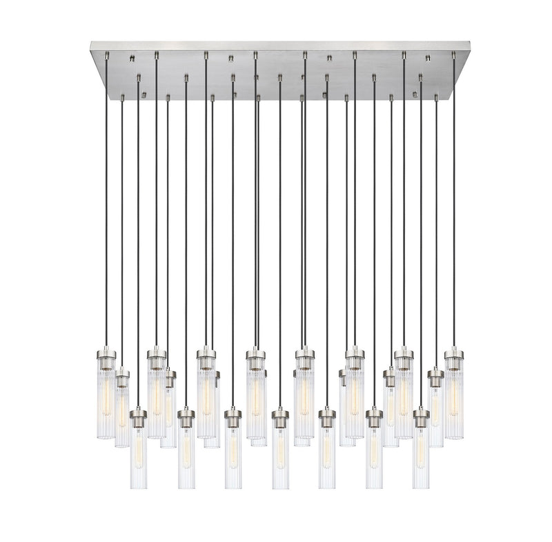 Z-Lite 740P-23L-BN 23 Light Linear Chandelier, Brushed Nickel