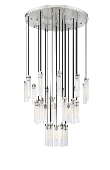 Z-Lite 740P-27R-BN 27 Light Chandelier, Brushed Nickel