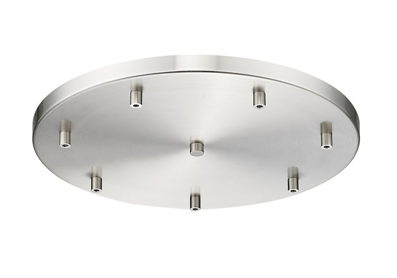 Z-Lite CP1807R-BN Seven Light Ceiling Plate, Brushed Nickel