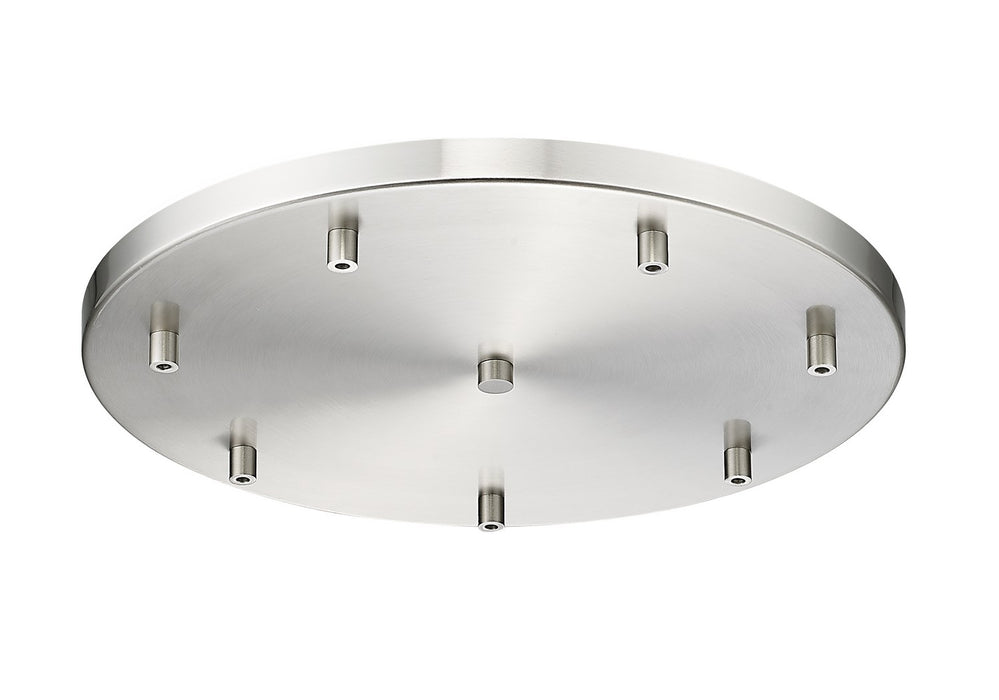 Z-Lite CP1807R-BN Seven Light Ceiling Plate, Brushed Nickel