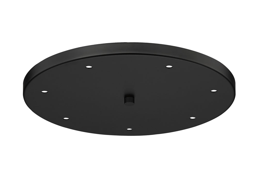 Z-Lite CP1807R-MB Seven Light Ceiling Plate, Matte Black