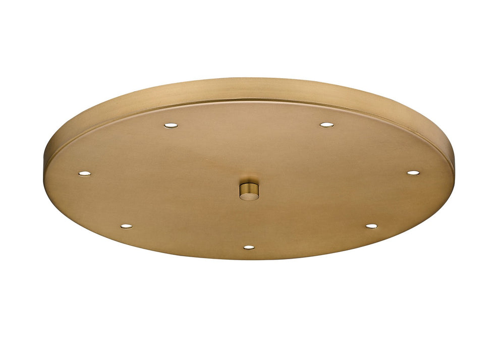 Z-Lite CP1807R-RB Seven Light Ceiling Plate, Rubbed Brass