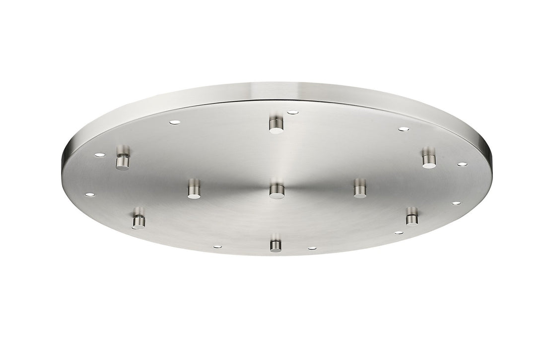 Z-Lite CP2411R-BN 11 Light Ceiling Plate, Brushed Nickel