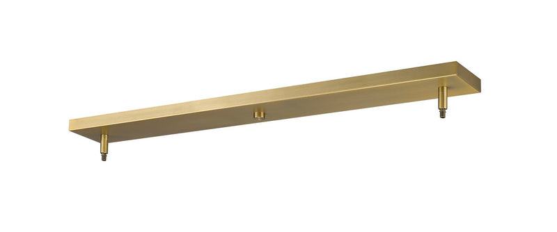 Z-Lite CP3402-HBR Two Light Ceiling Plate, Heritage Brass