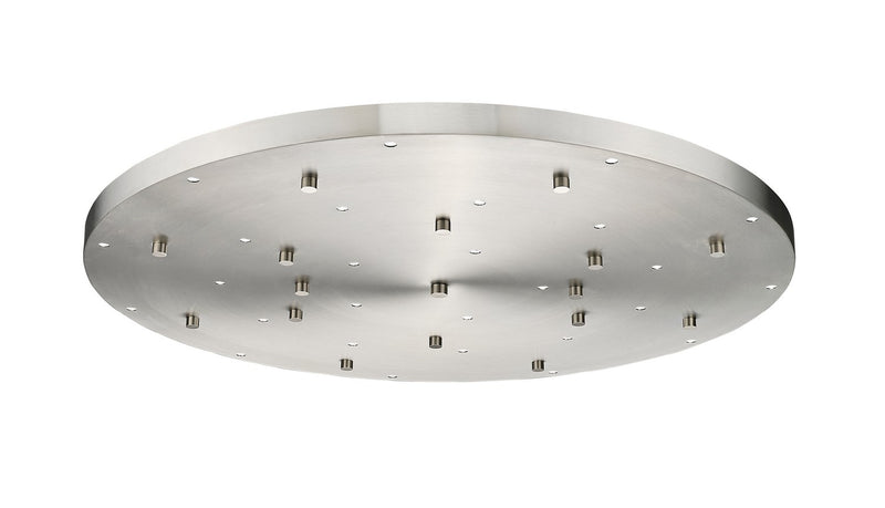 Z-Lite CP3627R-BN 27 Light Ceiling Plate, Brushed Nickel