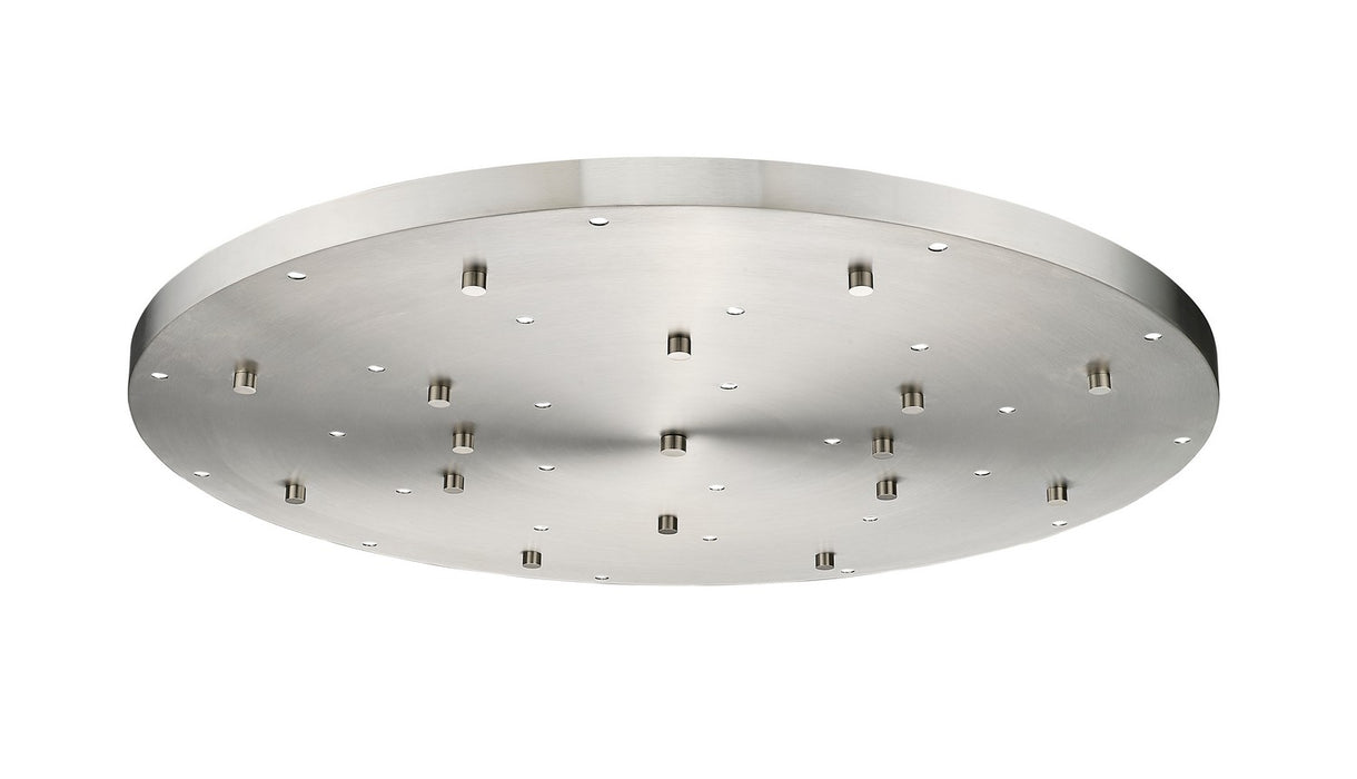Z-Lite CP3627R-BN 27 Light Ceiling Plate, Brushed Nickel