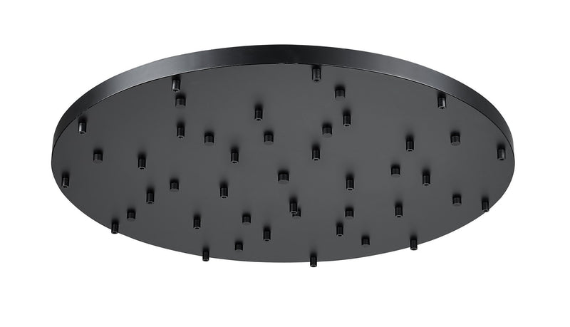 Z-Lite CP3627R-MB 27 Light Ceiling Plate, Matte Black