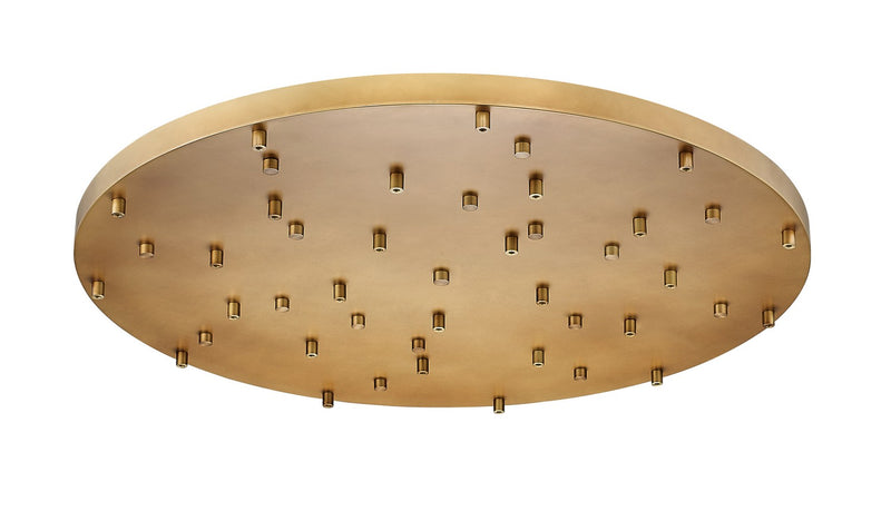 Z-Lite CP3627R-RB 27 Light Ceiling Plate, Rubbed Brass