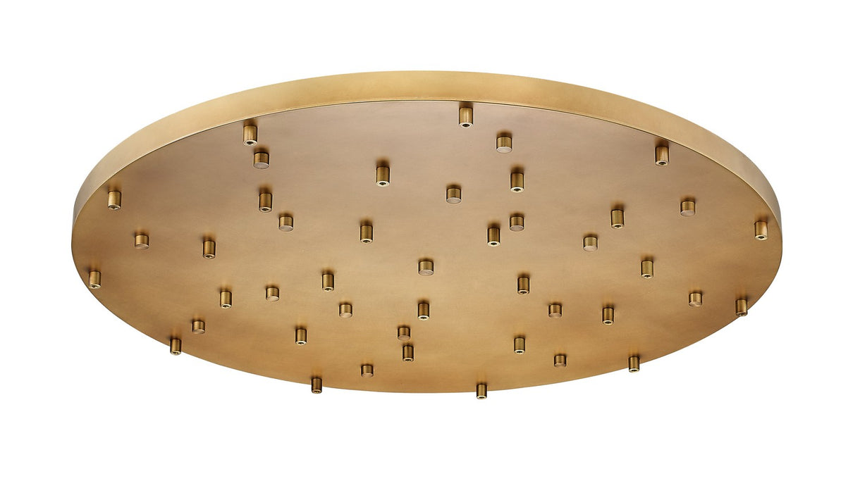 Z-Lite CP3627R-RB 27 Light Ceiling Plate, Rubbed Brass