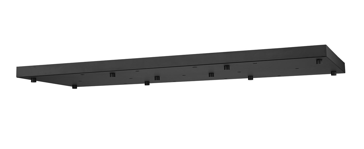 Z-Lite CP4217L-MB 17 Light Ceiling Plate, Matte Black