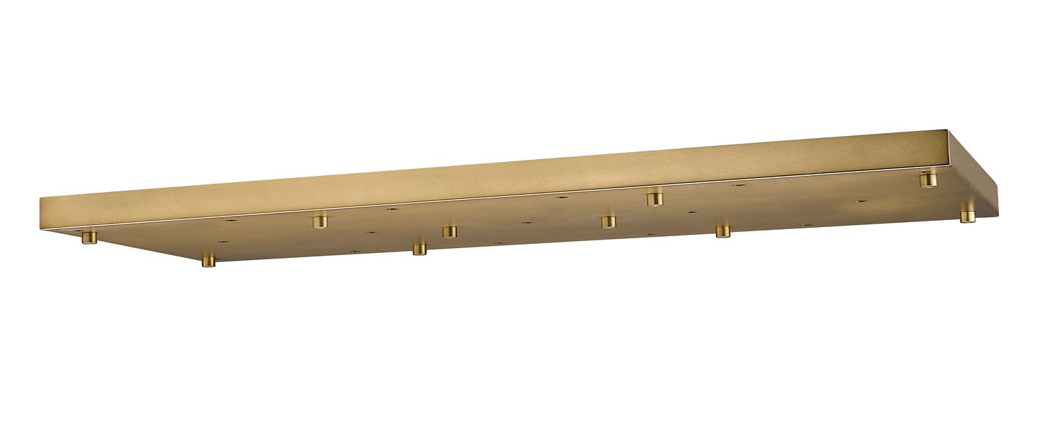 Z-Lite CP4217L-RB 17 Light Ceiling Plate, Rubbed Brass