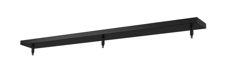 Z-Lite CP4403-MB Three Light Ceiling Plate, Matte Black
