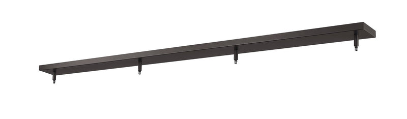 Z-Lite CP5404-BRZ Four Light Ceiling Plate, Bronze