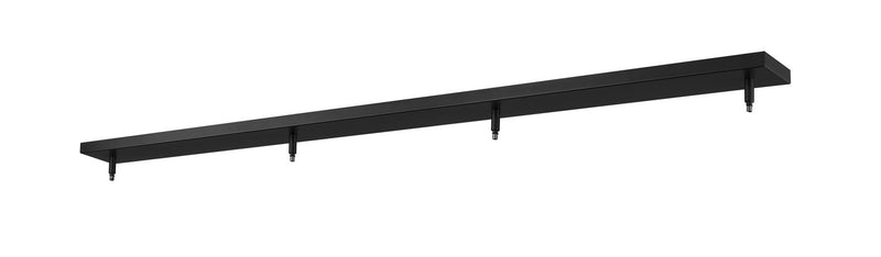Z-Lite CP5404-MB Four Light Ceiling Plate, Matte Black