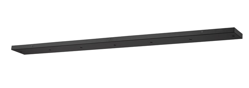 Z-Lite CP5407L-MB Seven Light Ceiling Plate, Matte Black
