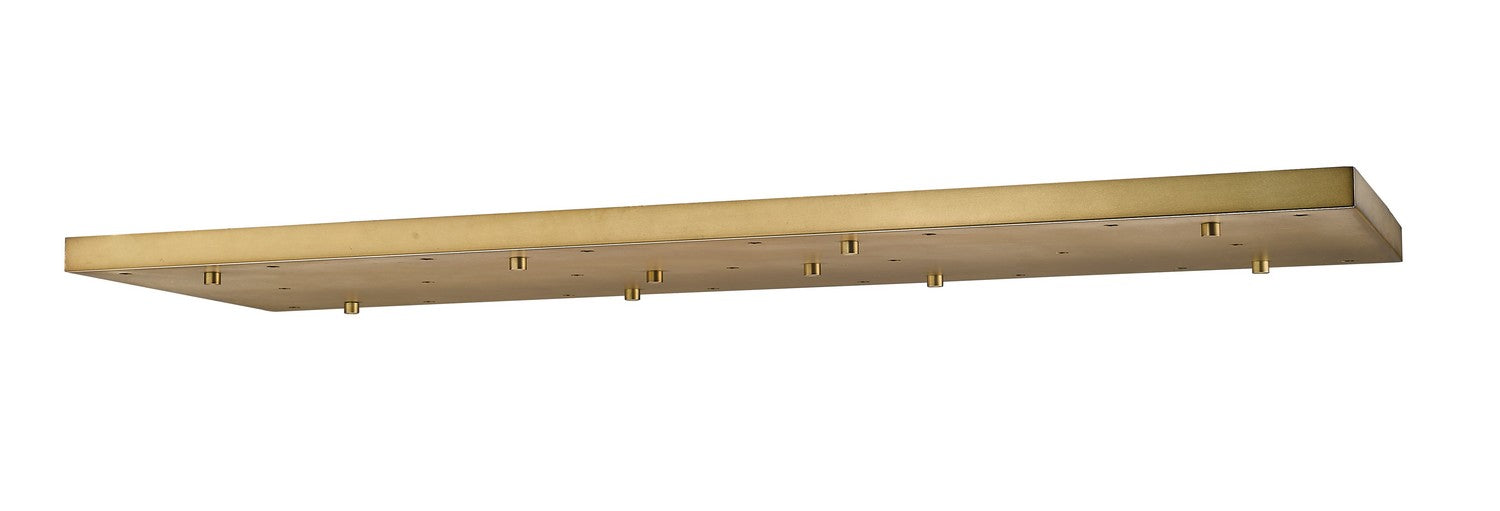 Z-Lite CP5423L-RB 23 Light Ceiling Plate, Rubbed Brass