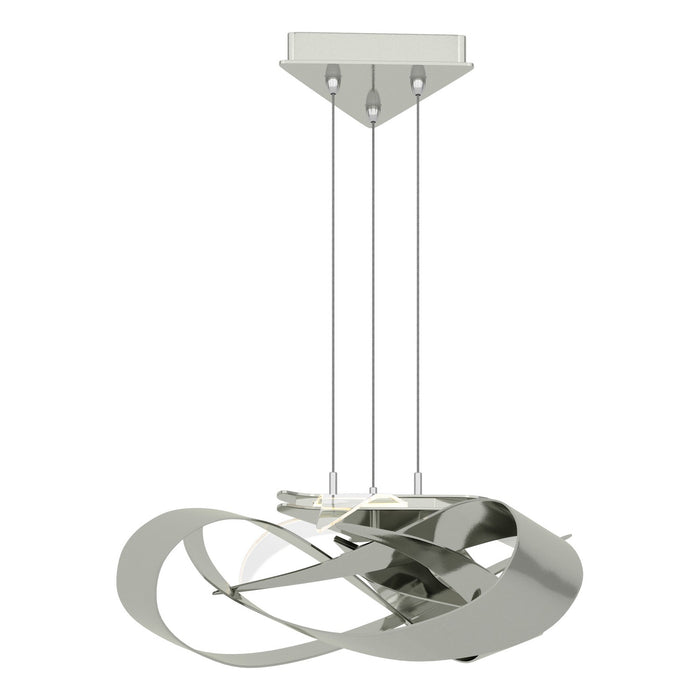 Hubbardton Forge 136520-LED-STND-85 LED Pendant, Sterling