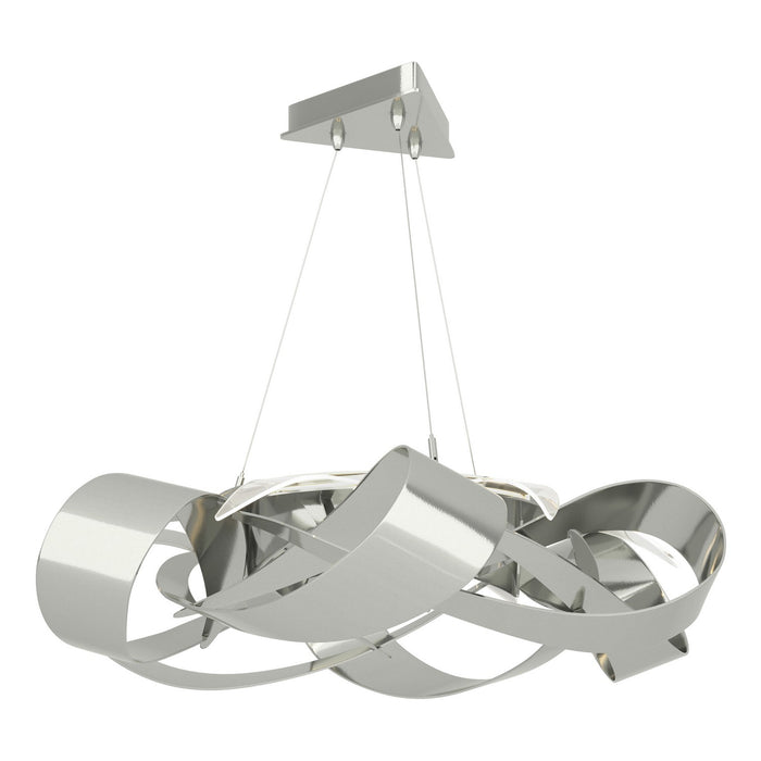 Hubbardton Forge 136525-LED-STND-85 LED Pendant, Sterling
