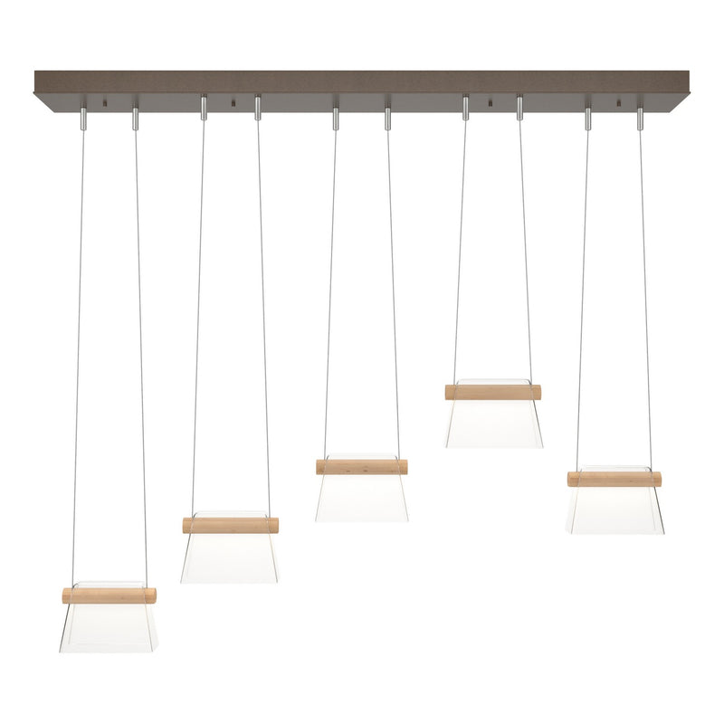 Hubbardton Forge 136570-LED-STND-05-WD-ZM0560 LED Pendant, Bronze