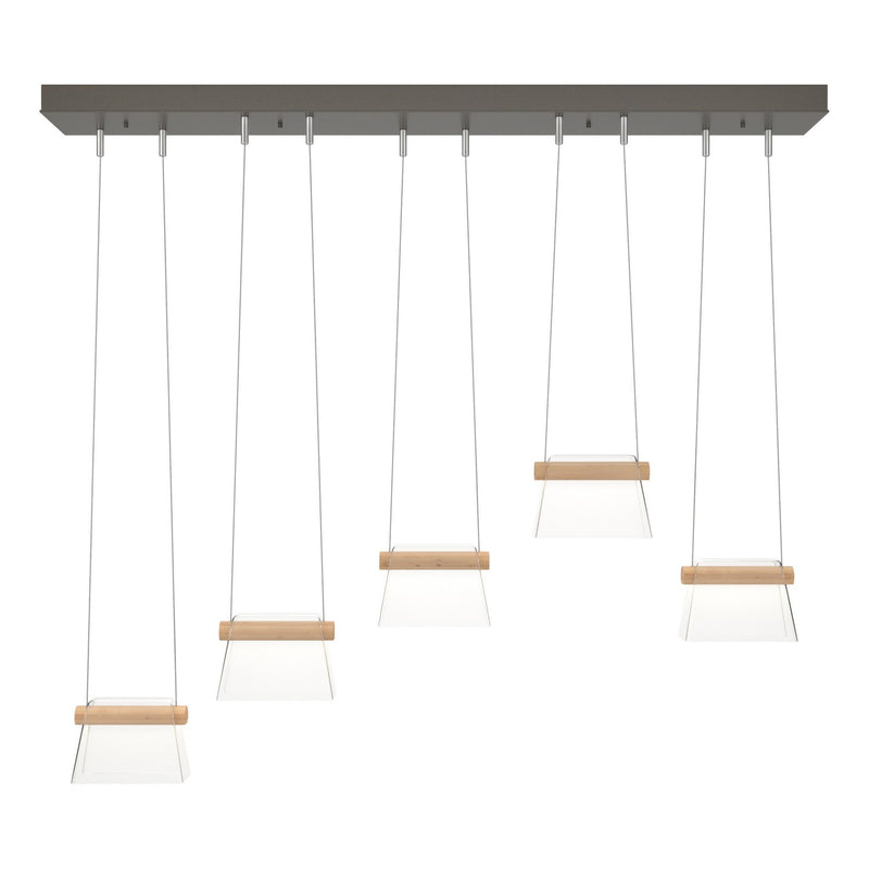 Hubbardton Forge 136570-LED-STND-07-WD-ZM0560 LED Pendant, Dark Smoke