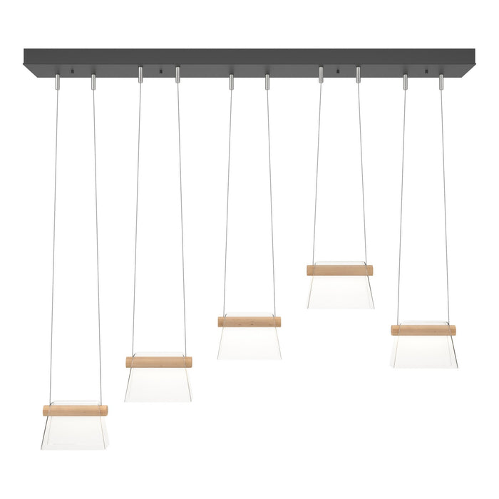 Hubbardton Forge 136570-LED-STND-10-WD-ZM0560 LED Pendant, Black