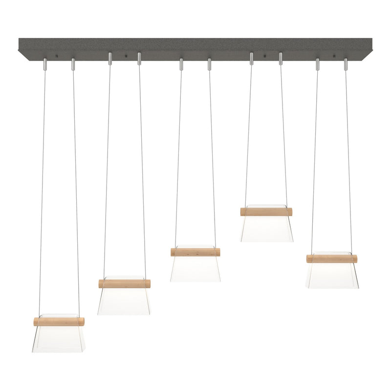 Hubbardton Forge 136570-LED-STND-20-WD-ZM0560 LED Pendant, Natural Iron