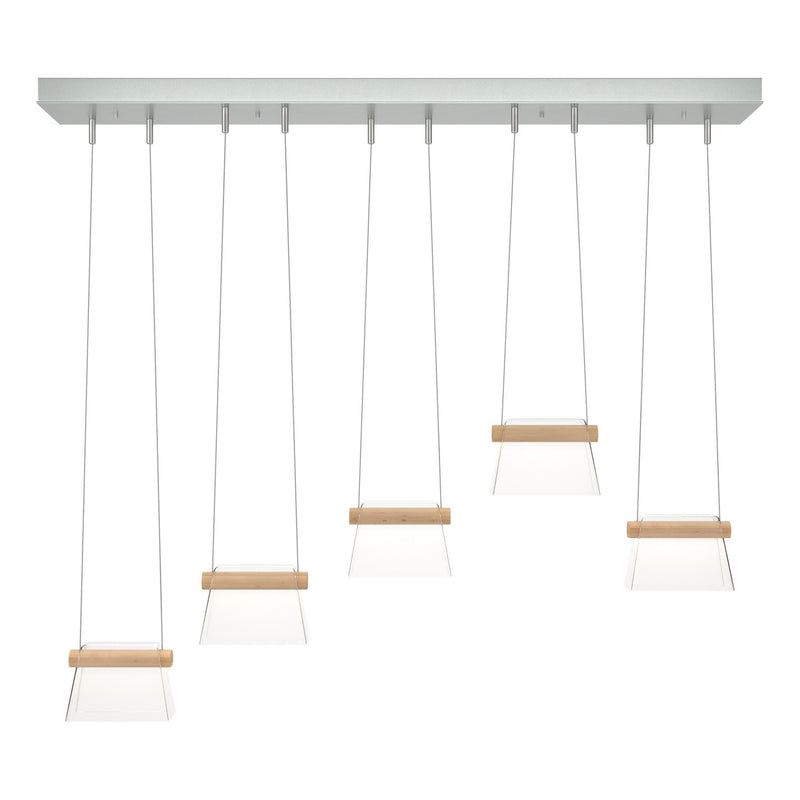 Hubbardton Forge 136570-LED-STND-82-WD-ZM0560 LED Pendant, Vintage Platinum