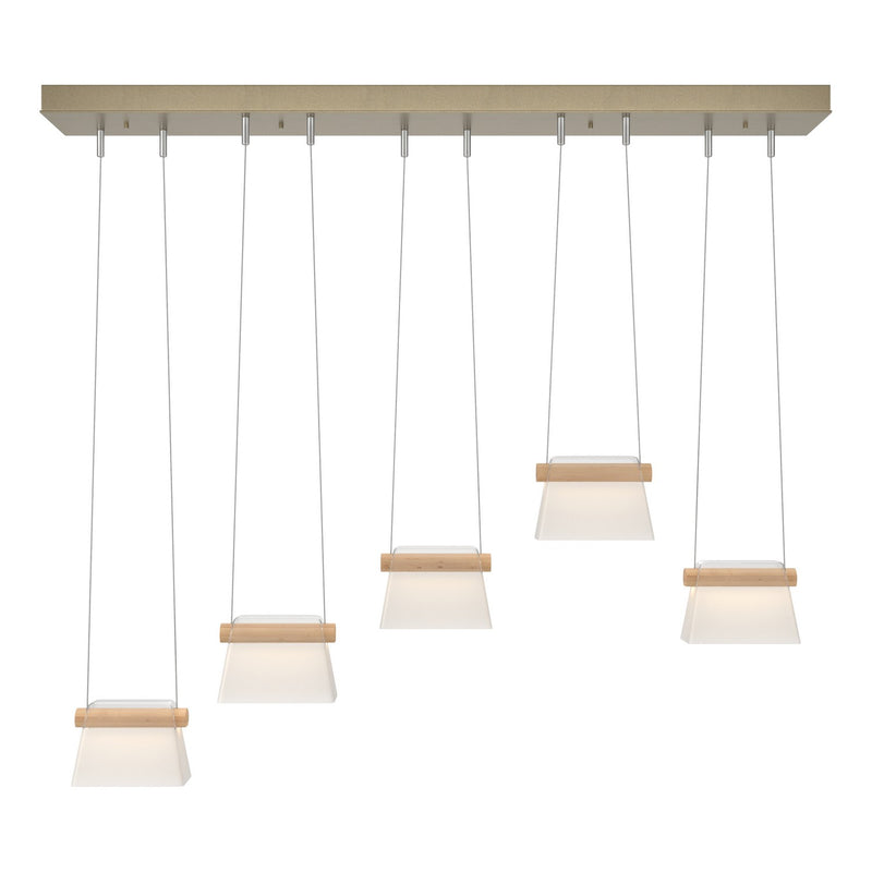 Hubbardton Forge 136570-LED-STND-84-WD-YE0560 LED Pendant, Soft Gold