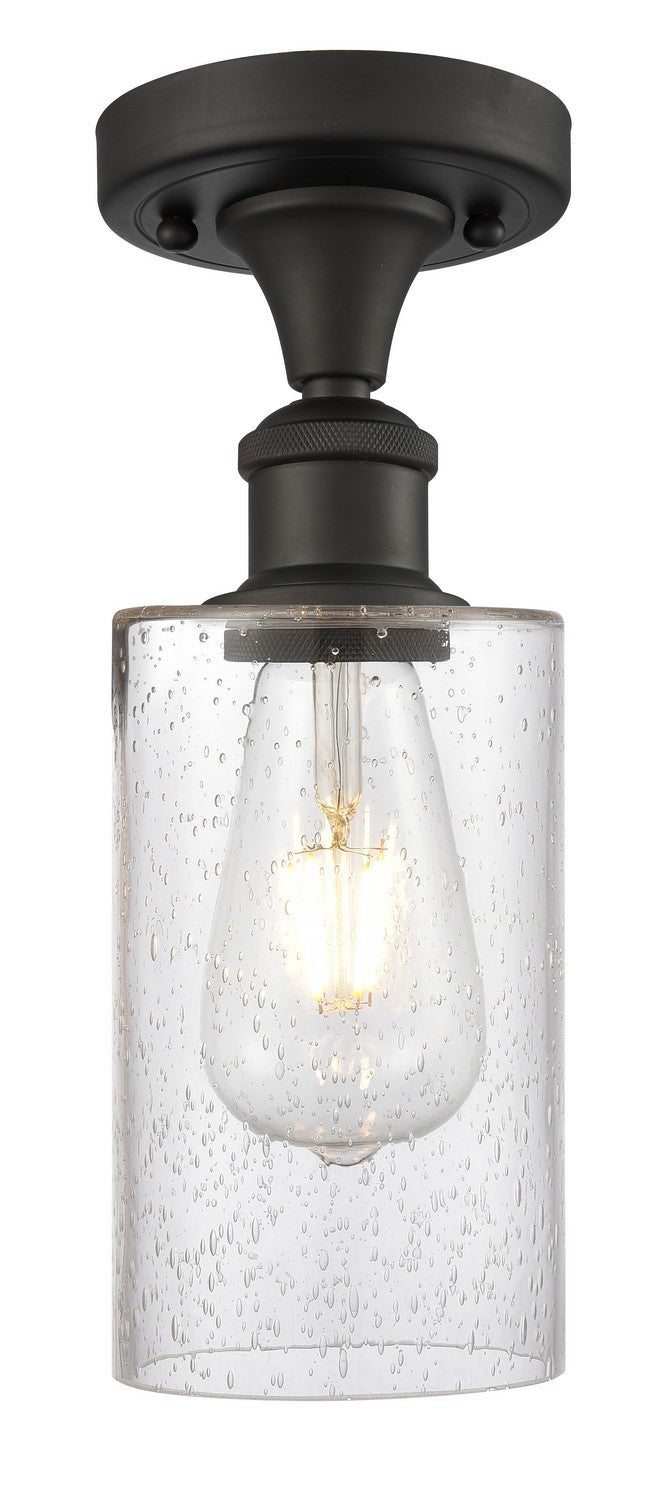 Innovations 516-1C-OB-G804 One Light Semi-Flush Mount, Oil Rubbed Bronze