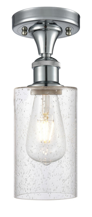 Innovations 516-1C-PC-G804 One Light Semi-Flush Mount, Polished Chrome