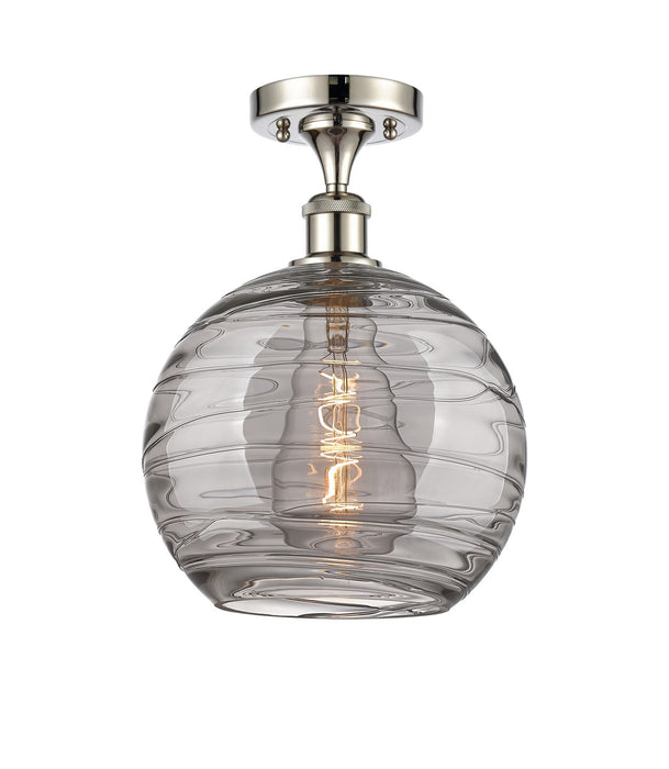 Innovations 516-1C-PN-G1213-10SM One Light Semi-Flush Mount, Polished Nickel