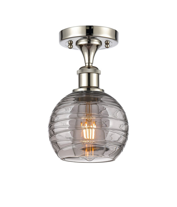 Innovations 516-1C-PN-G1213-6SM One Light Semi-Flush Mount, Polished Nickel