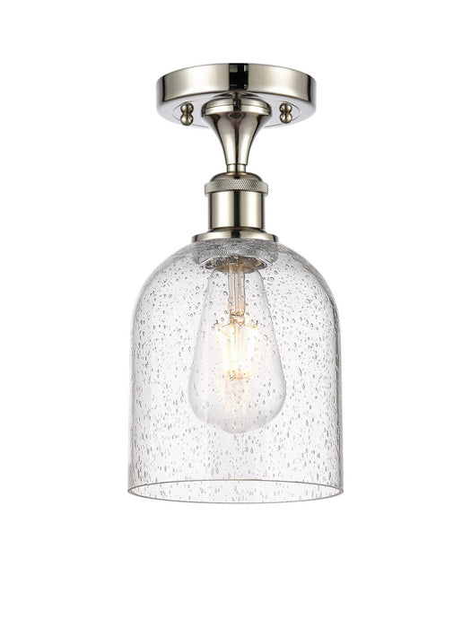 Innovations 516-1C-PN-G558-6SDY One Light Semi-Flush Mount, Polished Nickel