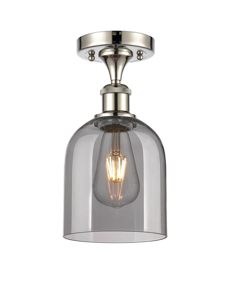 Innovations 516-1C-PN-G558-6SM One Light Semi-Flush Mount, Polished Nickel
