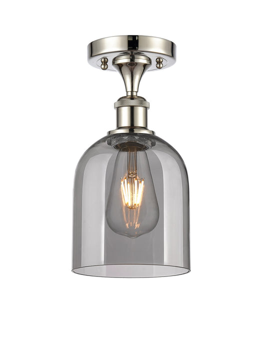 Innovations 516-1C-PN-G558-6SM One Light Semi-Flush Mount, Polished Nickel