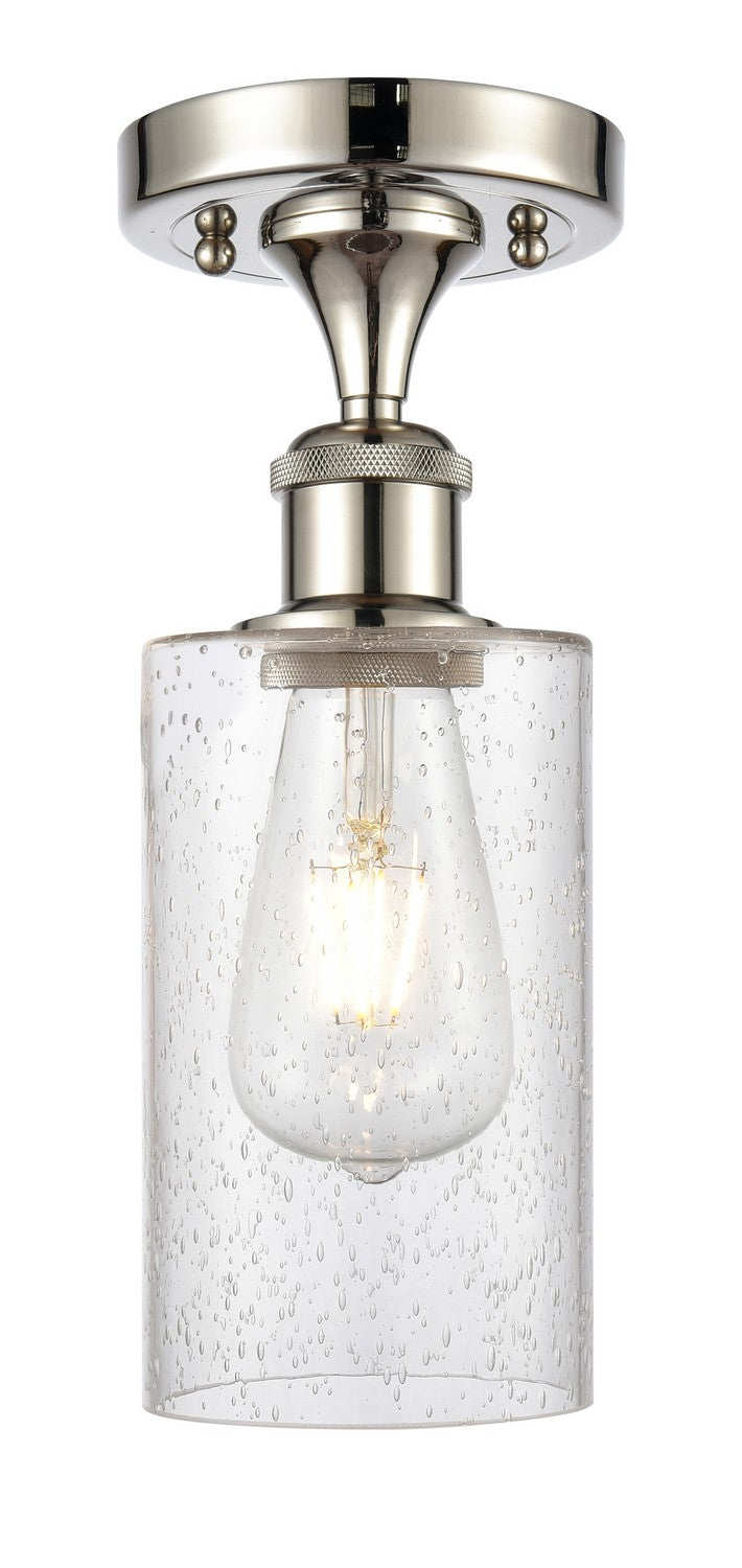 Innovations 516-1C-PN-G804 One Light Semi-Flush Mount, Polished Nickel